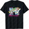 MTV Ретро Пузырь Арт Винтаж Луна Унисекс Футболка Смешной Астронавт Креативный Трендовый Стиль Каракули Графический Взрослый Хлопок Однотонный Верх