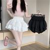 Корейская милая мини-юбка, милая сексуальная балетная эластичная высокая талия, бальное платье с оборками, лоскутная юбка в стиле Лолиты, короткая женская одежда 2000 года