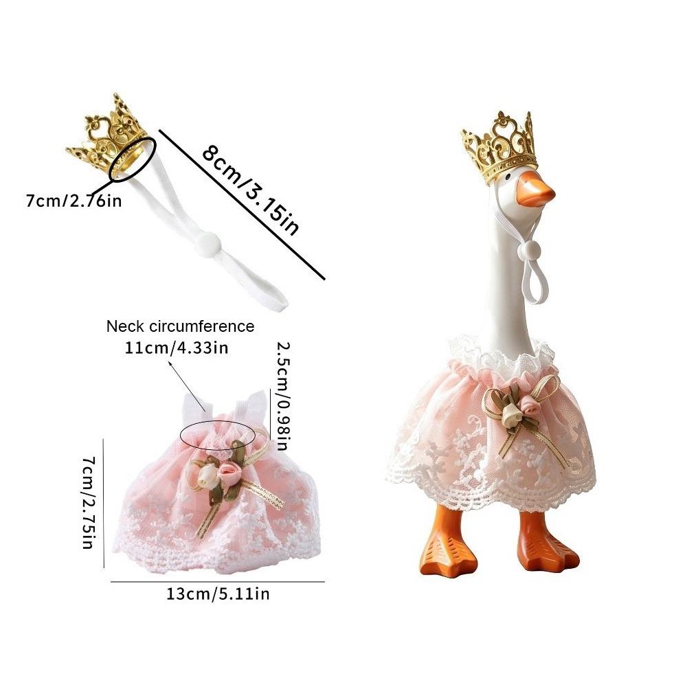 Adjustable Porch Goose Outfit Set Xmas Accessories Multiple Styles Large Decorative Goose Costume Holiday Goose Accessories