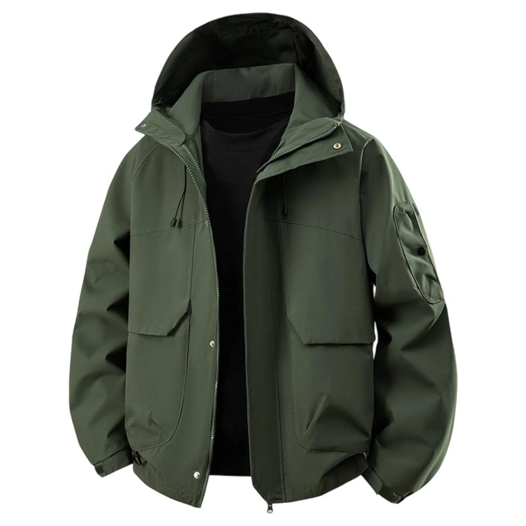 Женская модная утолщенная куртка с капюшоном для активного отдыха и пеших прогулок, однотонная ветровка, верхняя одежда