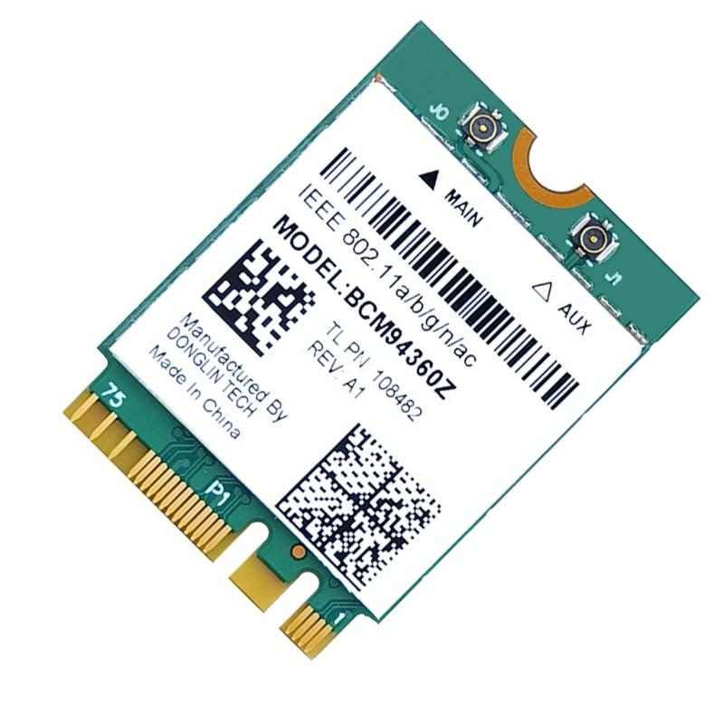 WIFI Card Wlan Adapter BCM94360Z BCM94360NG BCM94360 2.4G+5G+BT4.0 Wlan Adapter 802.11AC Wireless Card BCM94360