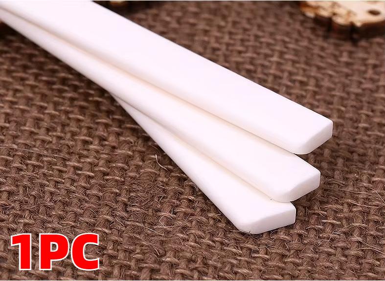 6 String Classical Guitar Nut/Saddle Set - Cattle Bone Bridge Parts 80mm/52mm Size for Acoustic, Ivory White Tone