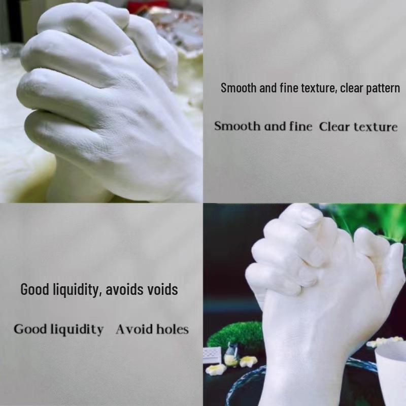 3D Infant Toddler Hand & Foot Impression Mold Kit with Alginate Powder