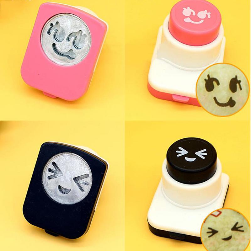 Мультфильм рисовые шарики формы Diy улыбающееся лицо форма резак для морских водорослей Бенто суши инструменты