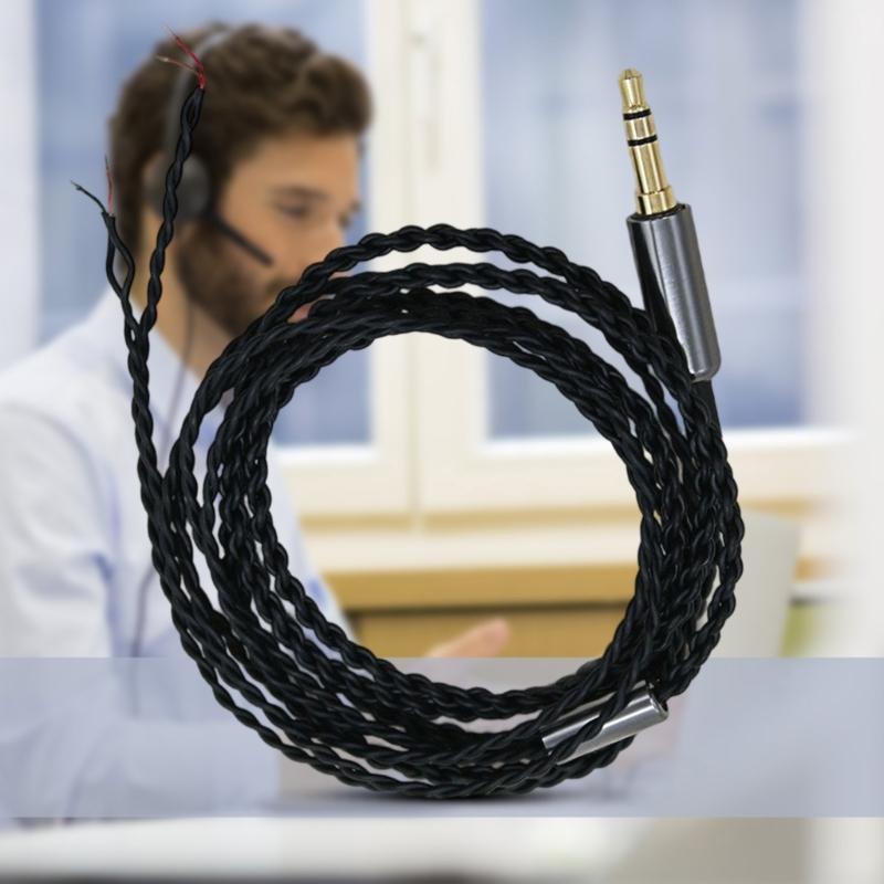 Адаптер для акустического провода 3,5 мм, штекер-папа к оголенному проводу, пигтейл-коннектор, ремонтный 3,5 мм звуковой кабель для наушников