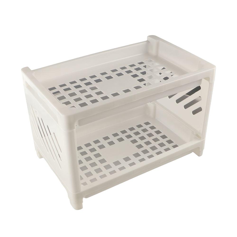 INS Style Desktop Organizer Plastic Makeup Shelves Simple Desktop Storage Shelf Sundries