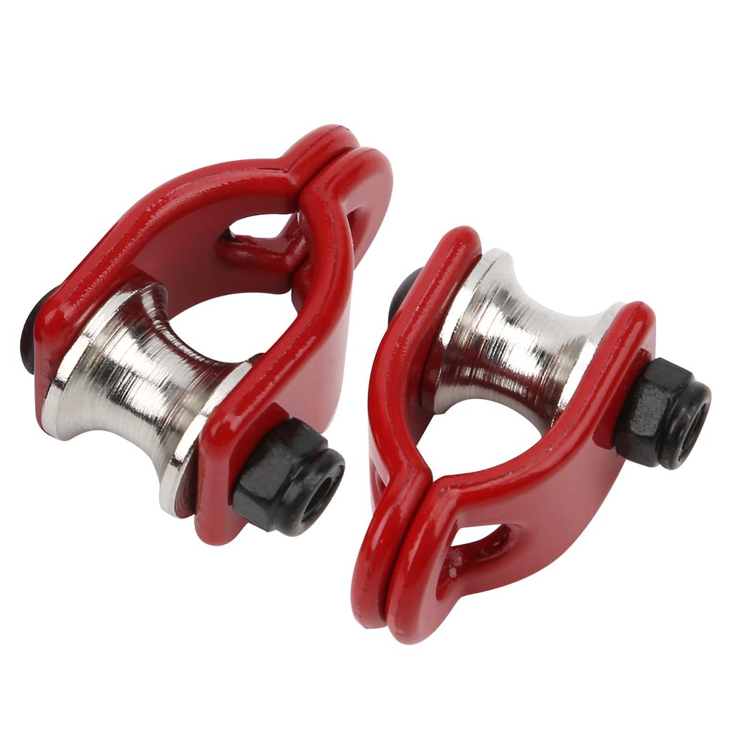 2pcs RC Model Simulated Lifting Pulley Steel Wire Rope Fit for for Crawler Car