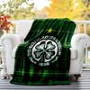 Celtic FC Flannel Blanket Soft All-Season Throw, Design for Camping, Car Travel, Hiking Sofa, Bed, Office Perfect Gift for Parties