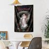 Gothic Illustrations Custom Your Name Wall Decor Tapestry Art For Pet Memorial Birthdaywedding Party Backdrop Family Gift