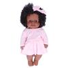 12in Black Baby Girl Doll Afro Hair Realistic African Girl Doll Christmas Gift for KidsQ12-082C