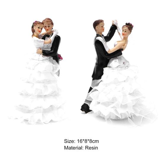 Цветостойкий прочный высококачественный декор для рабочего стола, очаровательные милые статуэтки для свадебной пары, топпер для торта на свадьбу