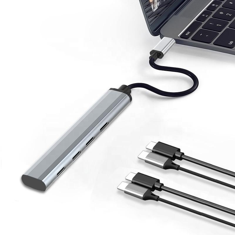 USB C To 4 USB C Ports for Mac Book Pro and IPad Pro and Samsung Series and More