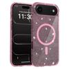 Магнитный чехол с блестками для iPhone 17 - Подходит для iPhone 12-17
