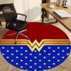 1 шт. Круглый ковер Wonder Woman для офиса, под офисные стулья, в спальню, гостиную, домашний декор, Декор для комнаты, Доступен в различных размерах