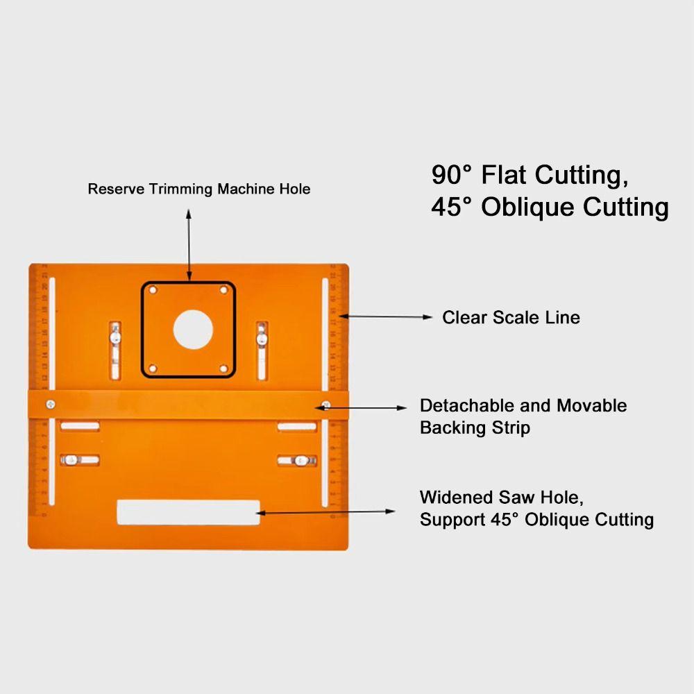 90° Flat Cutting Cutting Machine Base Plate 45° Diagonal Cutting Cut Saw Press Board Hand Saw