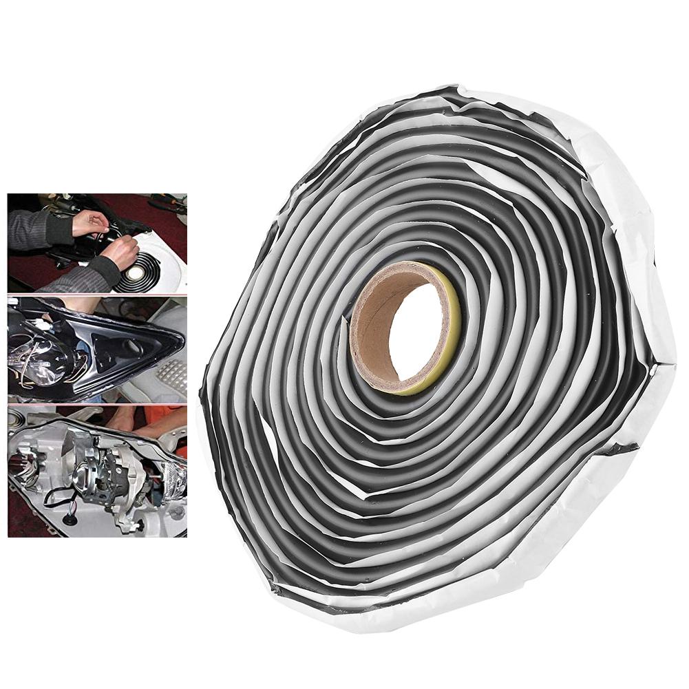 Уплотнитель для лобового стекла Резиновый клей Бутиловая уплотнительная лента Лента-герметик для фар Автомобильный клей