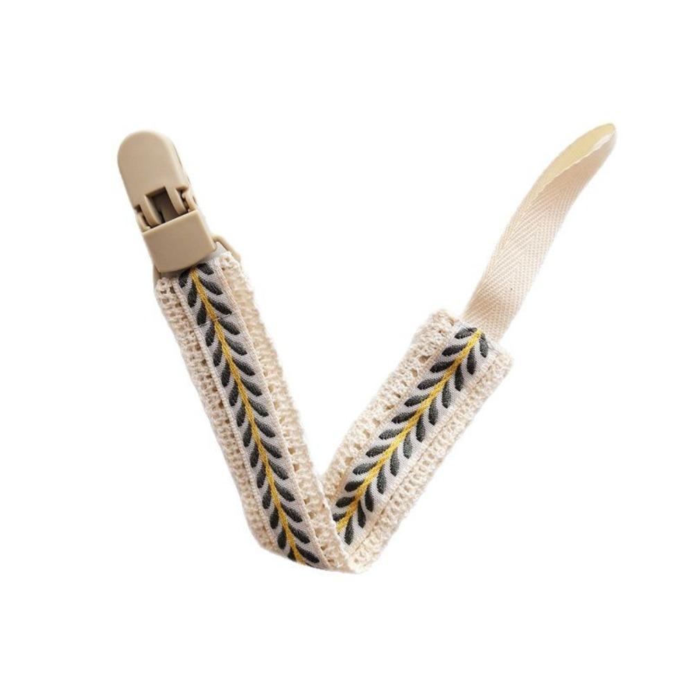 Wooden Clip Soother Holder Ethnic Style Nipple Holder Clips Cute Baby Cloth Pacifier Chain  Baby