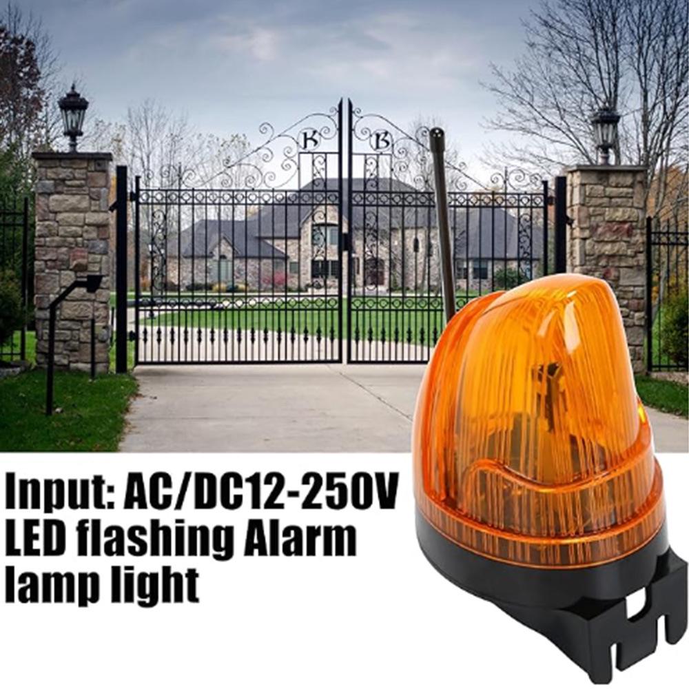 Wide Pressure DC/AC 12V-220V Alarm Flashing Light for Door Control & Automatic Gates