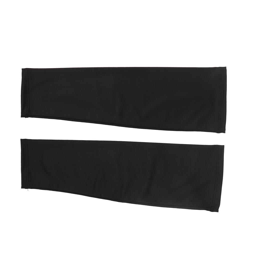 Cooling Sun Sleeves UV Protection Breathable High Elasticity Summer Arm Sleeves for Outdoors Black