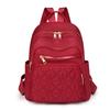 Women's Nylon Backpack Solid Color Travel Backpack