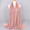 Female Shawl Solid Color Silk Scarf New Scarves