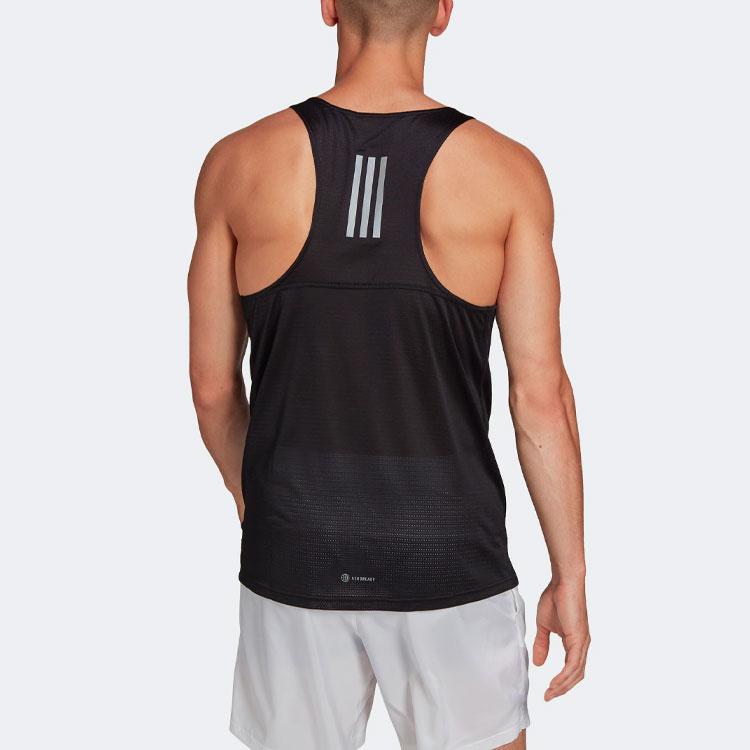 adidas Мужская черная майка для бега HB7457