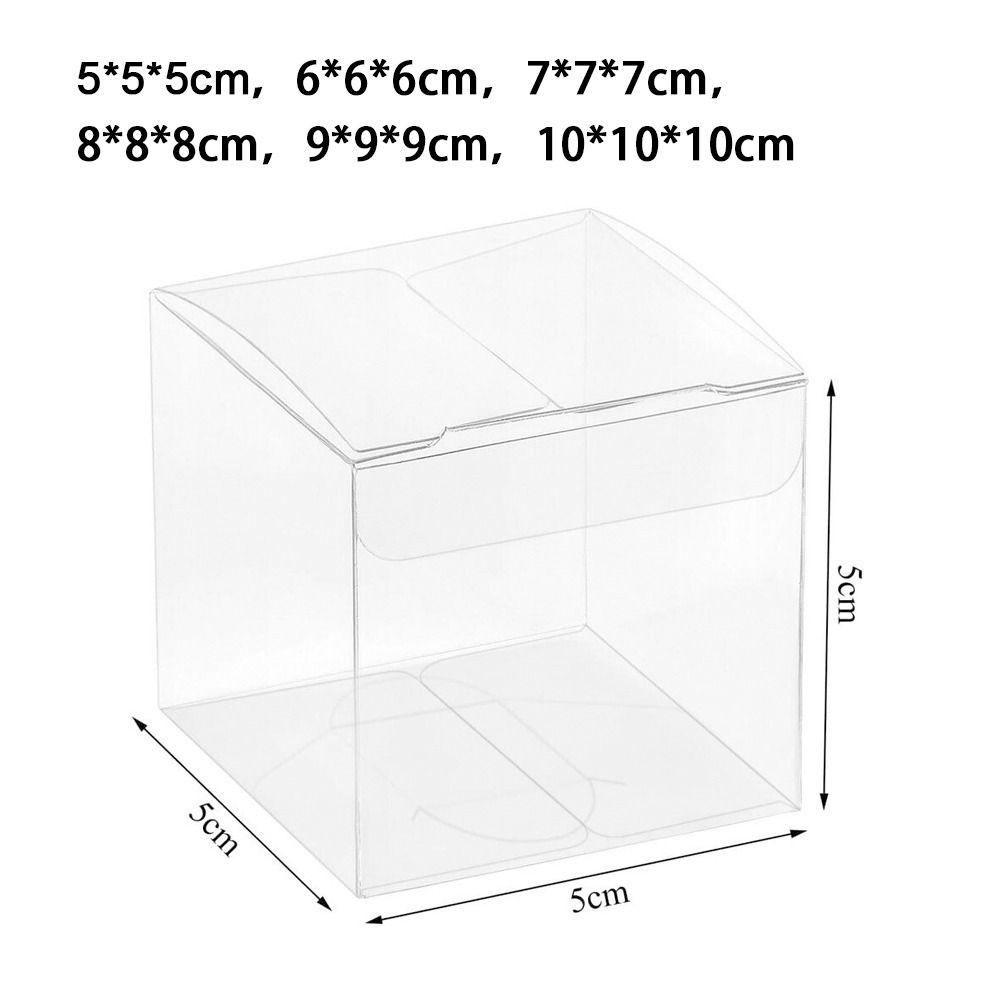 Свадебный дисплей для хранения Прозрачная упаковочная коробка Шоколадный мешок Коробка для конфет Прозрачные пластиковые коробки