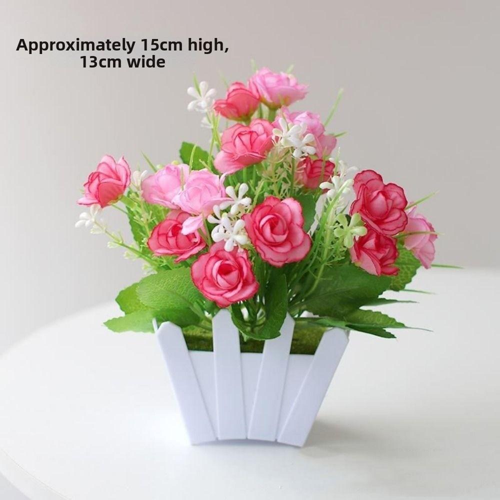 10 Styles Simulation Plant 16~22cm Home Living Room Ornaments Artificial Flowers Home Decor