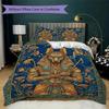 Anubis Pattern Bedding uilt Set uilt Cover Pillowcase Home Decoration Birthday Gift (1 * duvet cover + 2 * pillowcase  without core)87
