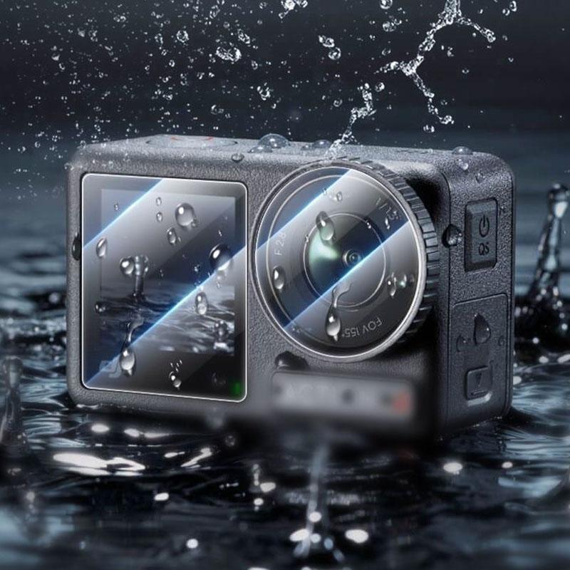 Для DJI Osmo Action 5 Pro закаленная стеклянная пленка для экрана, защитная пленка для объектива, аксессуары для камеры