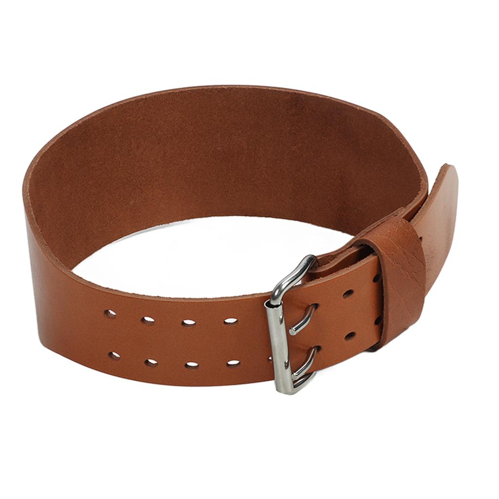 Пояс для тяжелой атлетики 1 слой кожаный двойной зубец силовой подъем поддержка спины мужчины женщины сила