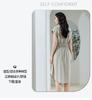 Summer Dress Simple Solid Color Commuting Women's Medium to Long Skirt