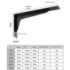 6-18IN Floating Shelf Brackets Heavy Duty Partition Rack Wall Shelf  TV Cabinet