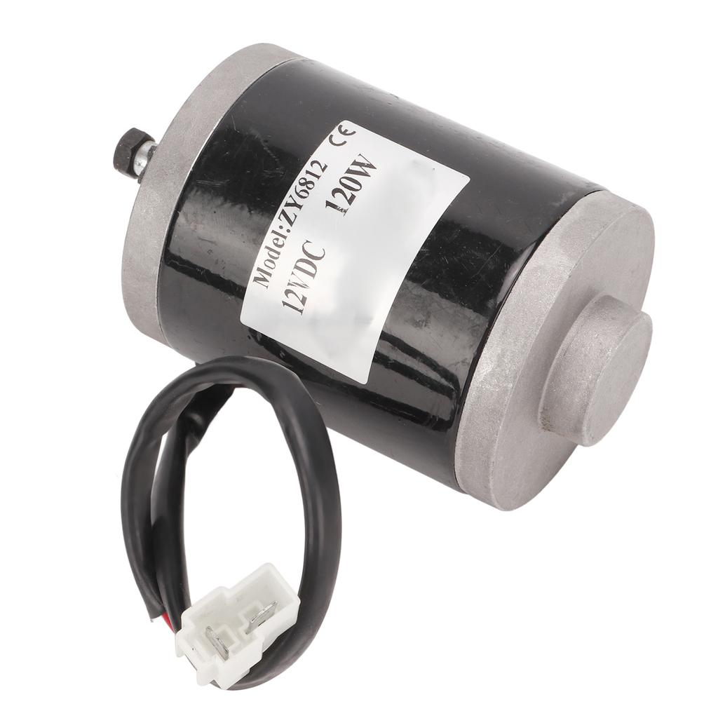 12V 120W Brushed Motor High Speed Small Brushed Motor with Belt Pulley for Electric Scooters