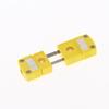 2Pcs K Type Mini Thermocouple Connectors Durable Male Female Temperature Sensor Plugs for Laboratory Measurement