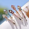 New Shiny Rhinestone Metal Hair Clips For Women Fashion Gold Silver Color Hairpins Girls Hair Accessories Hairgrips Jewelry