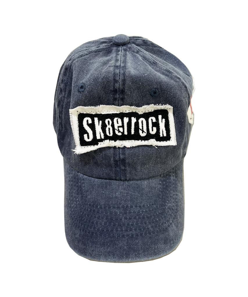 Кепка-бейсболка SK8ER ROCK Пэчворк Пигментная стирка ((военно-морской флот))
