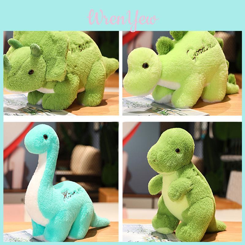 High-quality Jurassic Dinosaur Park Plush Toy Soft And Colorful Stegosaurus Triangular Dragon Tyrannosaurus Rex Cartoon Stuffed Animal