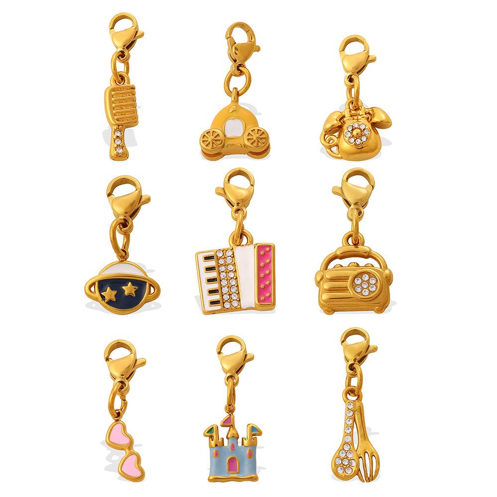 Cute Versatile Camera Envelope Multi-Element Lobster Buckle Pendant Does Not Fade Diy Accessories