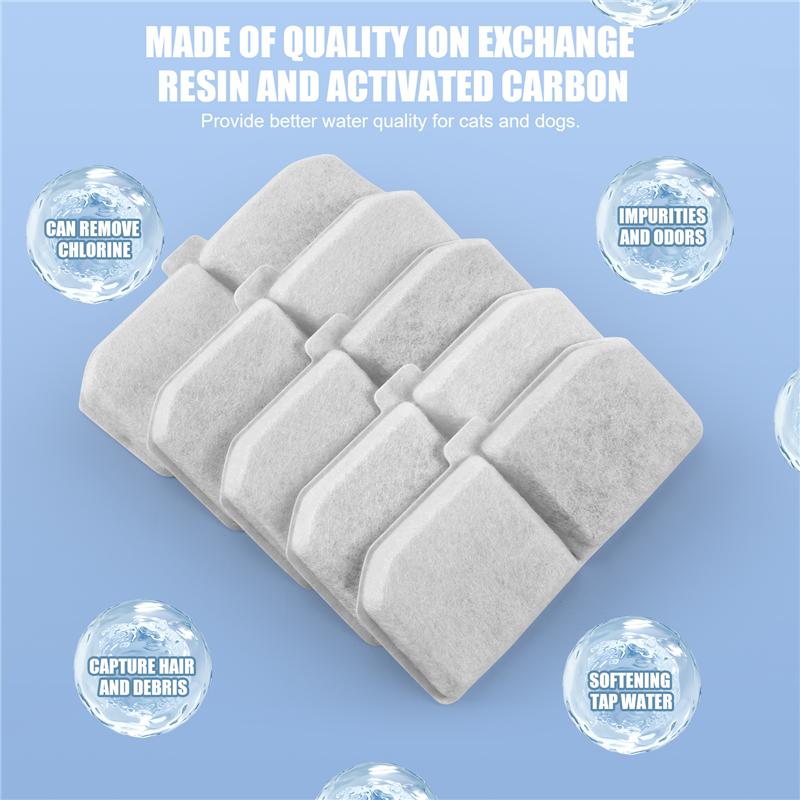 Фильтр для диспенсера воды A96I-Cat, 5 упаковок сменных фильтров, подходит для 2-литрового улучшенного диспенсера CLEEBOURG