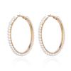 New Personality Foreign Trade Wild Simple Size Pearl Earrings Women Birthday Gift Jewelry Statement Earrings Oorbellen