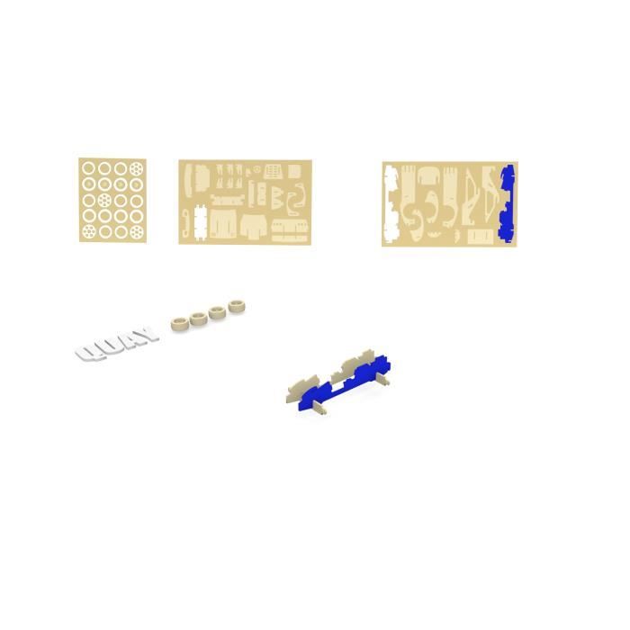 Maquette en bois Moulin à eau