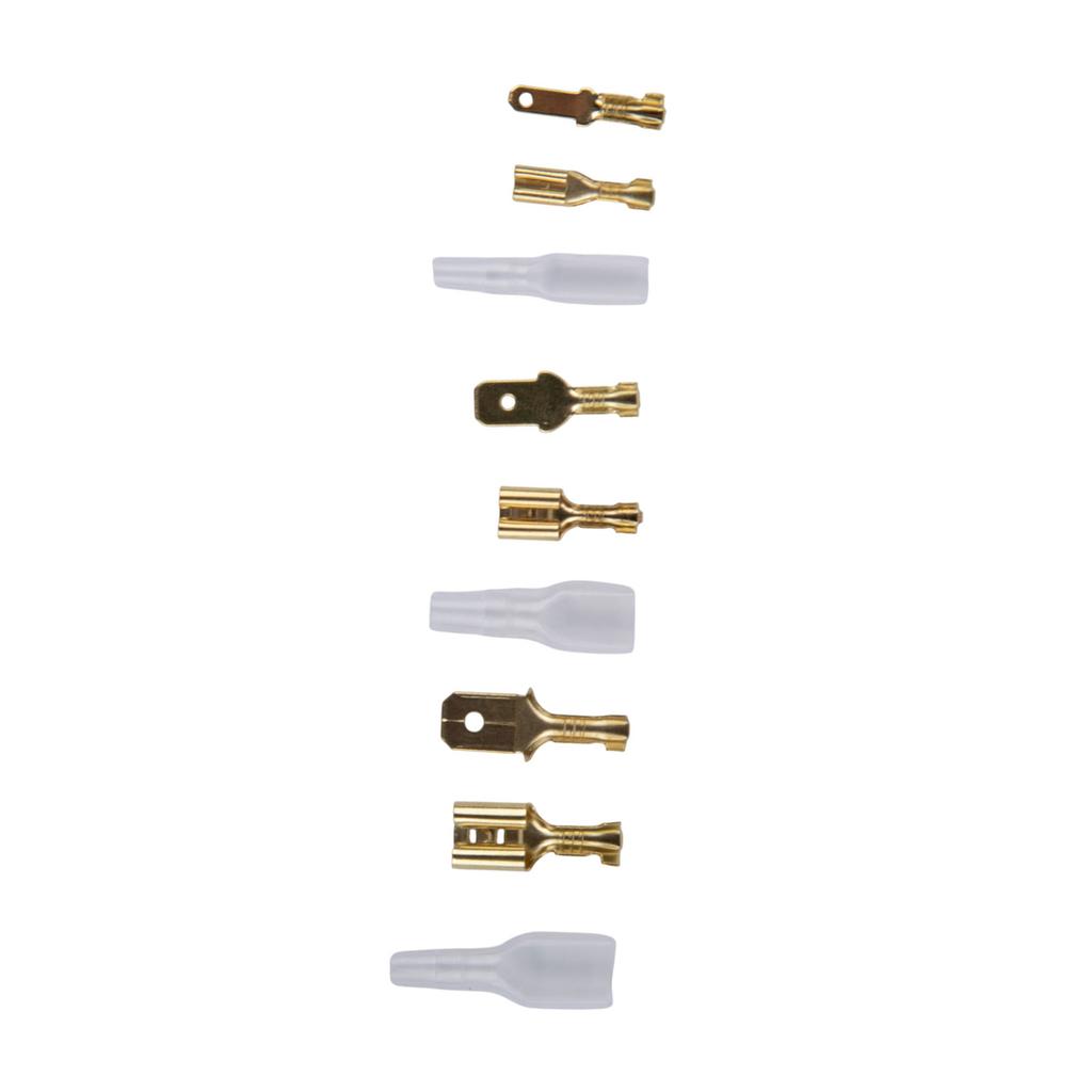 270PCS Electrical Wire Connector Kit with Male and Female Crimp Terminals for 2 8mm 4 8mm 6 3mm Wiring Applications