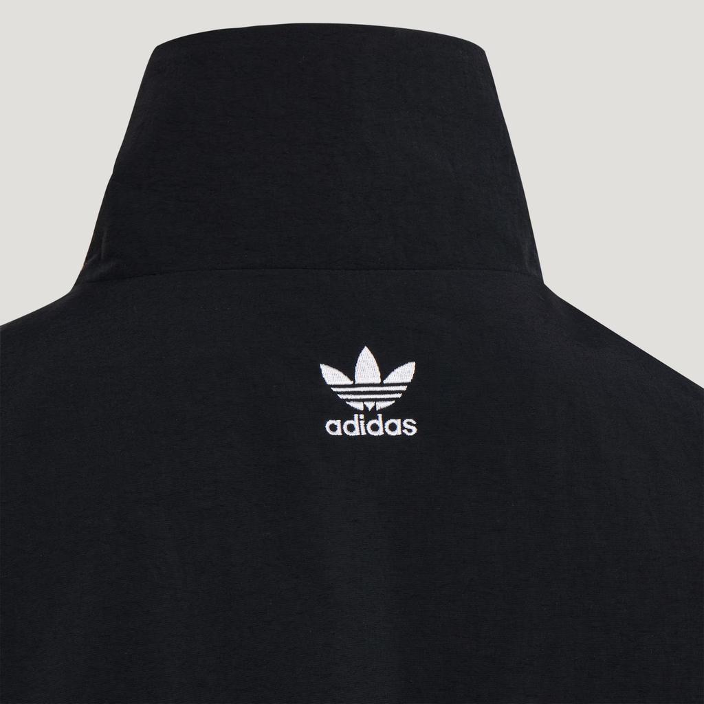 adidas Оригинальная тканая спортивная куртка-бомбер Originals с высоким воротником, полосками и молнией, детская куртка KW1181