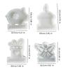 Trophy Silicones Molds for Art Craft Mushroom House Resins Molds Pig Silicones Molds Cupcake Gift Case Silicones Molds