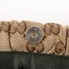 Gucci Heart Crest Handbag 212994 Beige GG Canvas Women Used