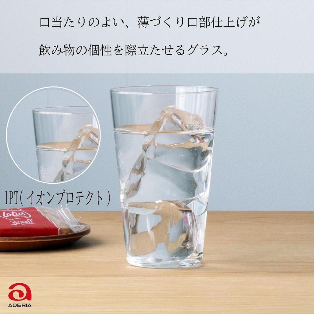 Aderia Tennell Tumbler Set of Good Design Award Dishwasher Made In These Clear Glass Tumblers Make a Stylish Gift for 60th and (ADERIA) 8, 250ml, 3,
