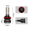2pcs H11 LED Headlight Conversion COB Bulb 120W 26000LM White High Power 6000K