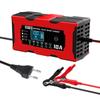 Pulse Repair Car Battery Charger Smart Battery Charging 14.6V 10A Iron Lithium Charger EU/US Plug Digital LCD Display 12V 10A