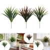 Artificial Grass Plant Faux Greenery Plant Planters Decor Home Decor with Ground
